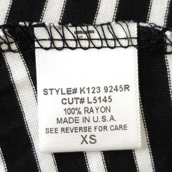 Emma & Sam Striped Tank Top 100% Rayon - Picture 5 of 6